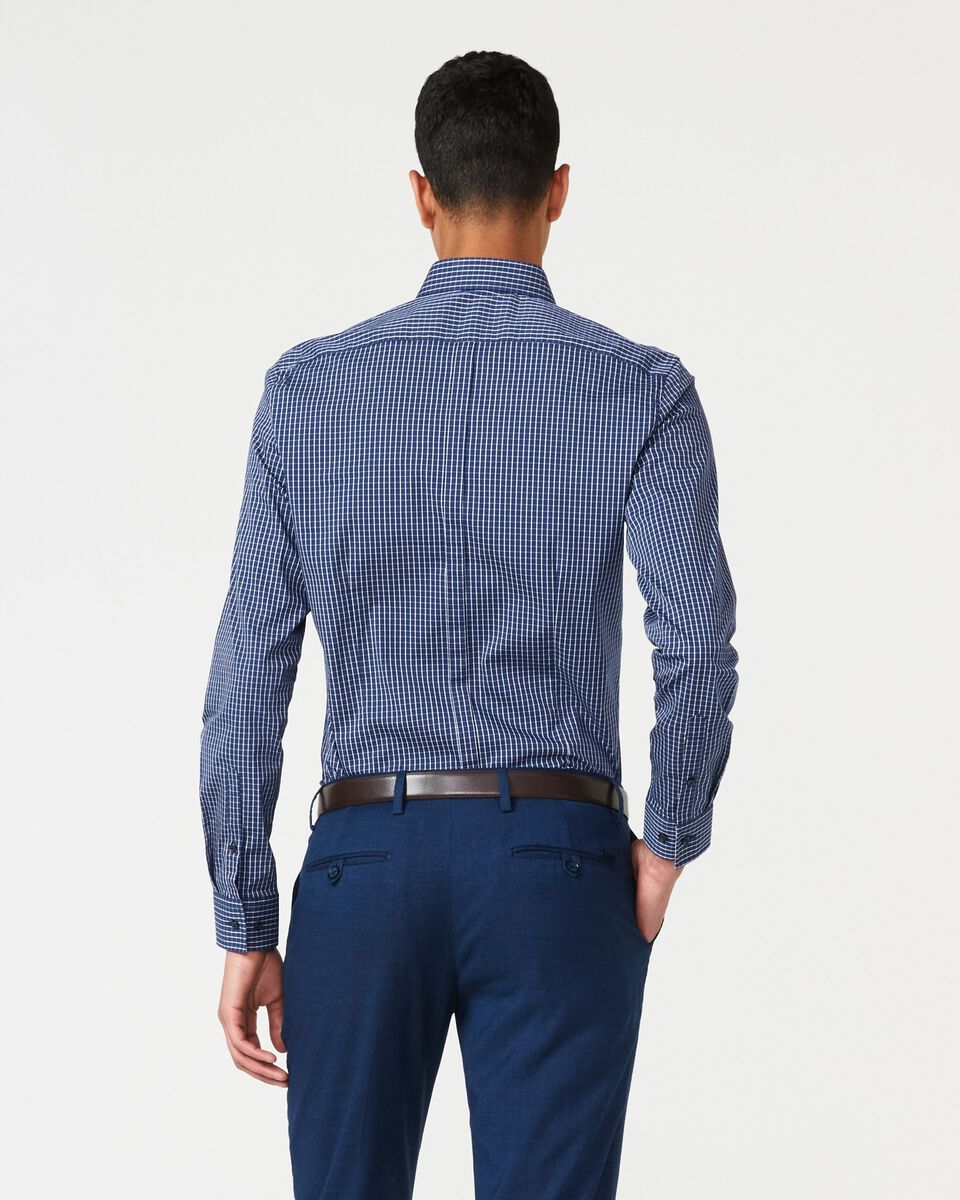 Mens Navy Long Sleeve Shirt